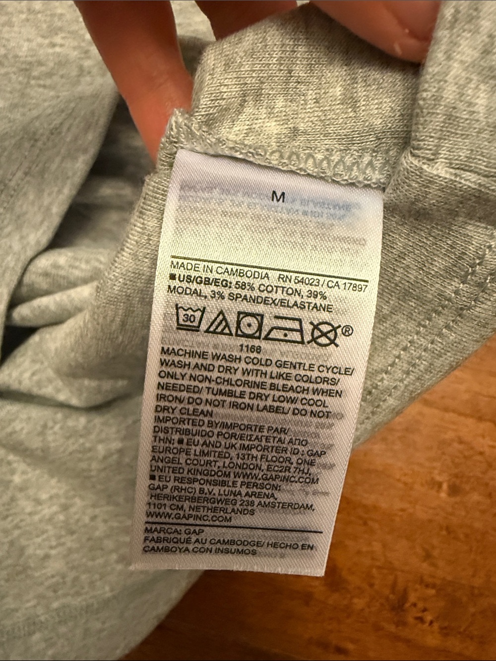GAP Modern Tank Top in Light Gray - Picture 10 of 10